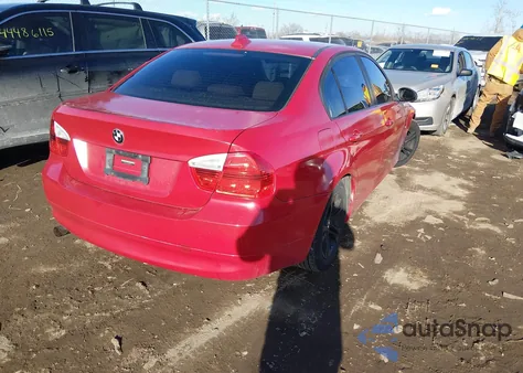 2008 BMW 328I z USA, uszkodzony, nr VIN WBAVA33548KX89925